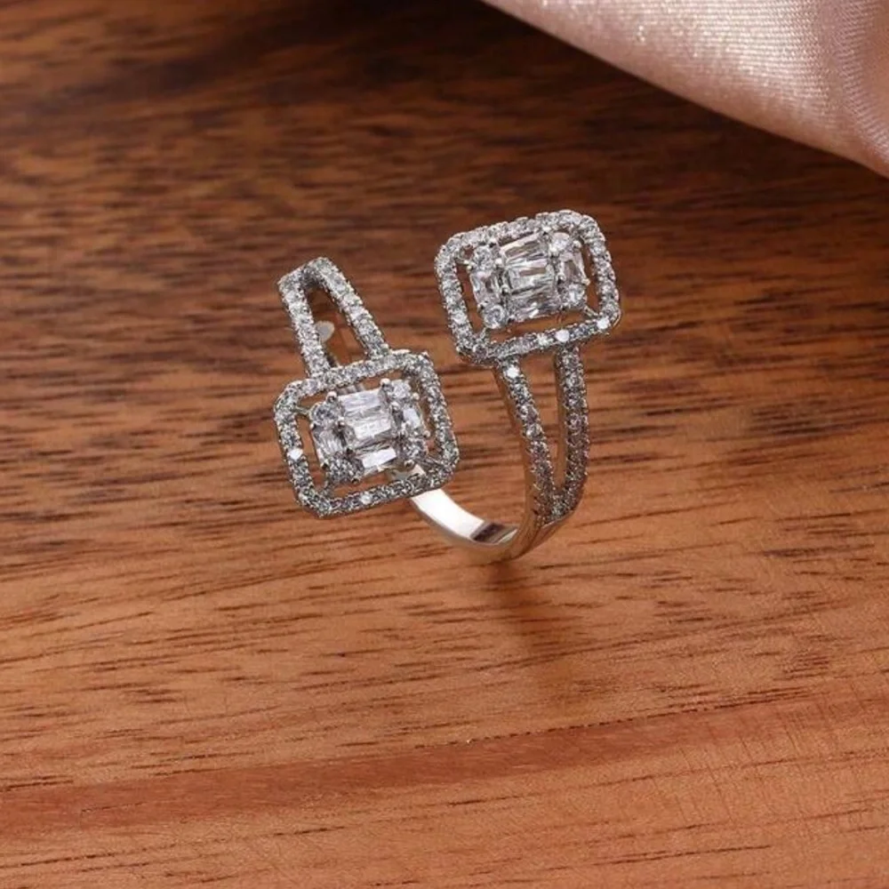 - SAPPHIRE BRIDAL WEDDING RING - Picture 12 of 15